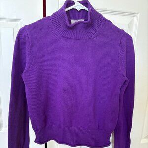 J. Crew Rollneck Sweater in Heritage Cotton S